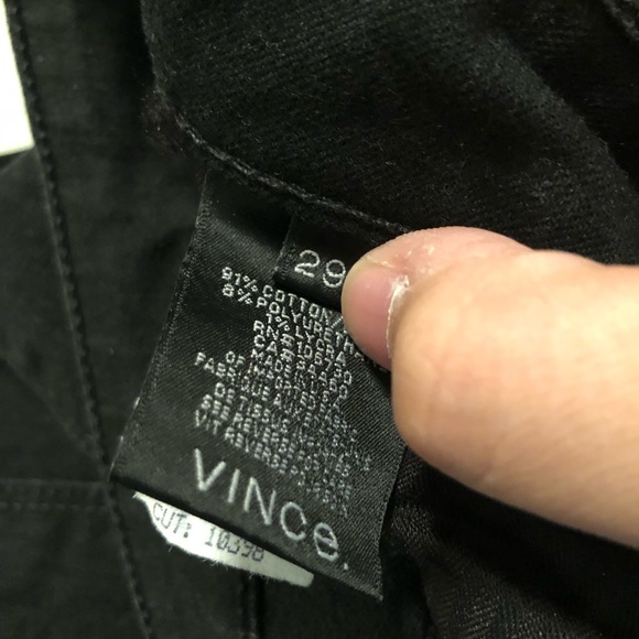 Vince. | Black 5 Pocket Ankle Skinny - Picture 7 of 8